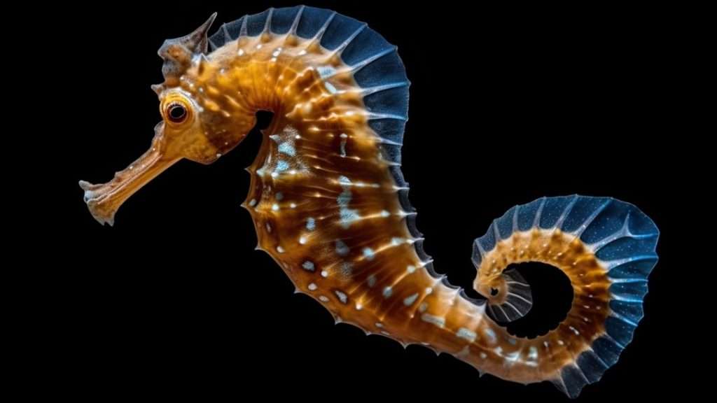 Close-up of a seahorse