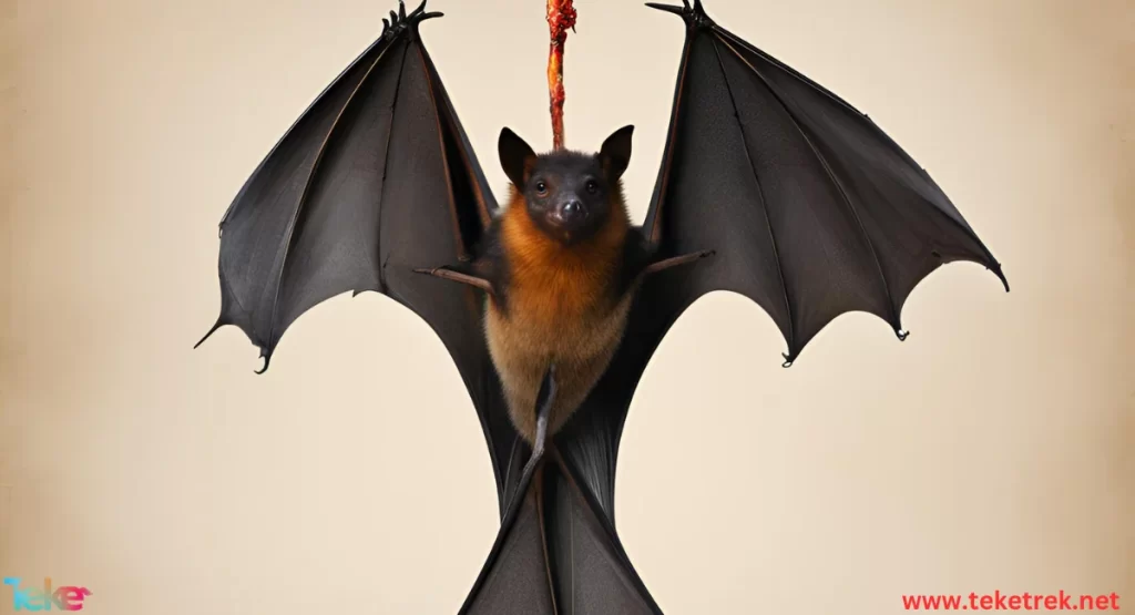 the Indian flying fox bat