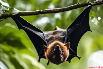 the Indian flying fox bat